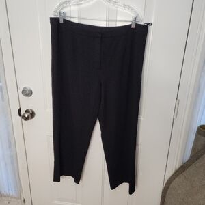 Talbots Black Italian Pants‎  Size 16W